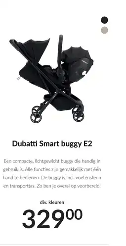 Babypark Dubatti Smart buggy E2 aanbieding