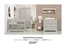 Babypark Kidsmill Chateau oatmeal aanbieding