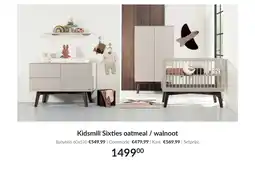 Babypark Kidsmill Sixties oatmeal / walnoot aanbieding