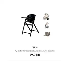 Babypark Qute q-sittle kinderstoel & rocker aanbieding