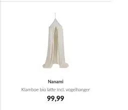 Babypark Nanami klamboe bio latte aanbieding