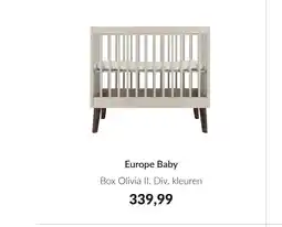 Babypark Europe baby box olivia II aanbieding