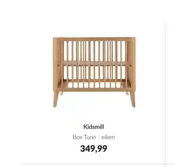 Babypark Kidsmill box tune eiken aanbieding