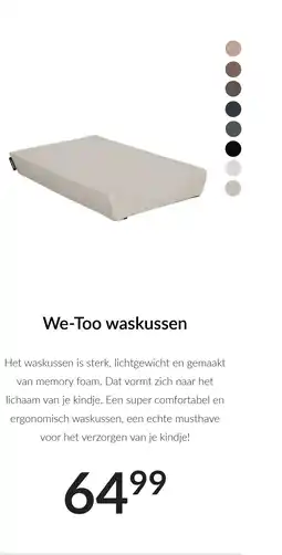 Babypark We-too waskussen aanbieding