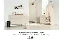 Babypark Kidsmill Intense II oatmeal / brass aanbieding