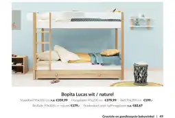 Babypark Bopita Lucas wit/ naturel aanbieding