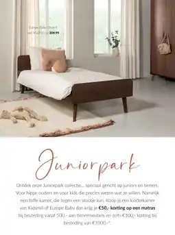 Babypark Europe Baby Olivia II bed aanbieding