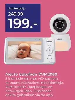 Prenatal Alecto babyfoon DVM2060 aanbieding