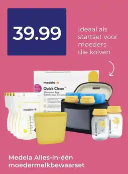 Prenatal Medelala Alles-in-één moedermelkbewaarset aanbieding