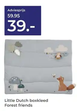 Prenatal Little Dutch boxkleed Forest friends aanbieding