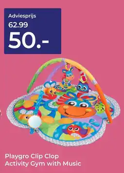 Prenatal Playgro Clip Clop Activity Gym with Music aanbieding