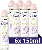Bol.com Dove - Anti-Transpirant Deodorant Spray - Advanced Care - Powder Soft - 6 x 150 ml aanbieding