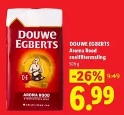 Lidl Douwe Egberts Aroma Rood aanbieding