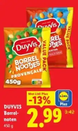 Lidl Duyvis Borrel-noten aanbieding