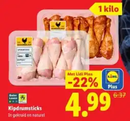 Lidl Kipdrumsticks aanbieding