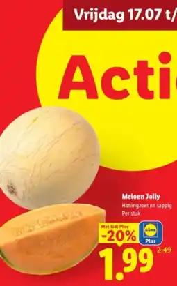 Lidl Meloen Jolly aanbieding