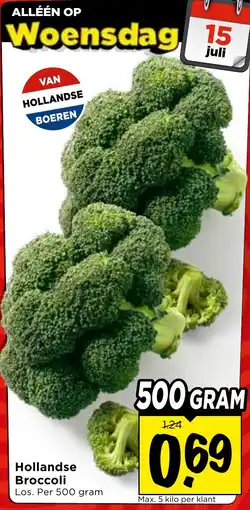 Vomar Voordeelmarkt Hollandse Broccoli aanbieding