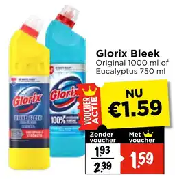Vomar Voordeelmarkt Glorix Bleek aanbieding
