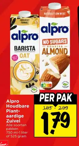 Vomar Voordeelmarkt Alle Alpro Houdbare Plant-aardige Zuivel aanbieding