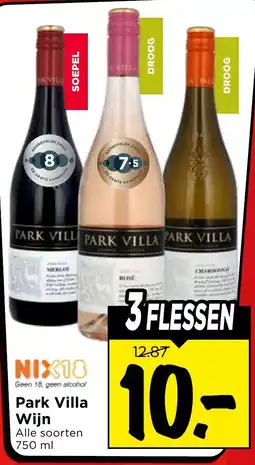 Vomar Voordeelmarkt Alle Park Villa Wijn aanbieding