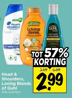 Vomar Voordeelmarkt Alle Head & Shoulders, Loving Blends of Guhl aanbieding