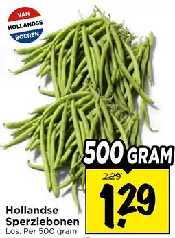 Vomar Voordeelmarkt Hollandse Sperziebonen aanbieding