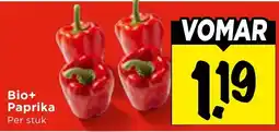 Vomar Voordeelmarkt Bio+ Paprika aanbieding