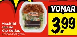 Vomar Voordeelmarkt Maaltijdsalade Kip Ketjap aanbieding