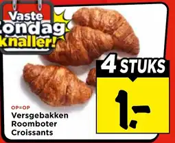 Vomar Voordeelmarkt Versgebakken Roomboter Croissants aanbieding