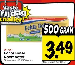 Vomar Voordeelmarkt Echte Boter Roomboter aanbieding