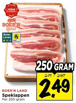 Vomar Voordeelmarkt Boer'n Land Spekklappen aanbieding