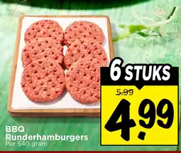 Vomar Voordeelmarkt BBQ Runderhamburgers aanbieding