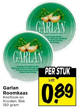 Vomar Voordeelmarkt Garlan Roomkaas aanbieding