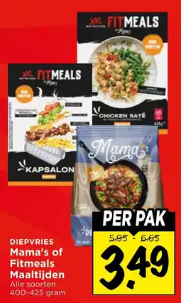 Vomar Voordeelmarkt Alle Mama's of Fitmeals Maaltijden aanbieding