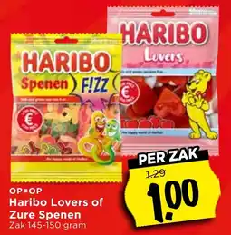 Vomar Voordeelmarkt Haribo Lovers of Zure Spenen aanbieding