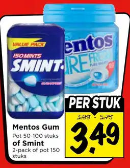 Vomar Voordeelmarkt Mentos Gum aanbieding