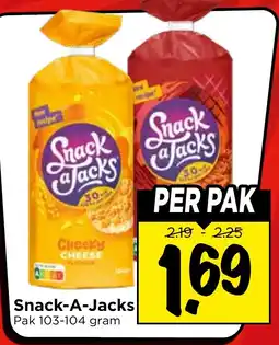 Vomar Voordeelmarkt Snack-A-Jacks aanbieding