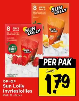 Vomar Voordeelmarkt Sun Lolly Invrieslollies aanbieding