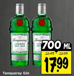 Vomar Voordeelmarkt Tanqueray Gin aanbieding