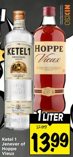 Vomar Voordeelmarkt Ketel 1 Jenever of Hoppe Vieux aanbieding