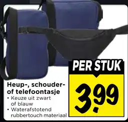 Vomar Voordeelmarkt Heup-, schouder- of telefoontasje aanbieding