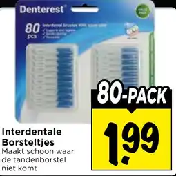 Vomar Voordeelmarkt Interdentale Borsteltjes aanbieding