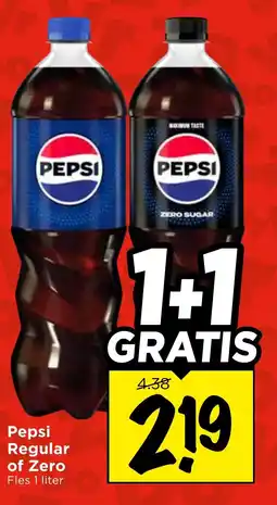 Vomar Voordeelmarkt Pepsi Regular of Zero aanbieding