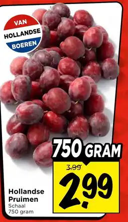 Vomar Voordeelmarkt Hollandse Pruimen aanbieding
