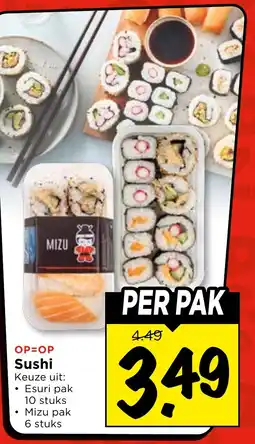 Vomar Voordeelmarkt Sushi aanbieding