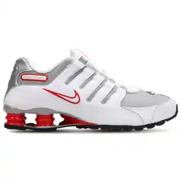 Foot Locker Nike Shox Sneakers Heren - Wit - Maat 42.5 - Mesh/Synthetisch aanbieding