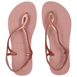Foot Locker Havaianas Luna Slippers en Sandalen Dames - Roze - Maat 35/36 - Plastic aanbieding