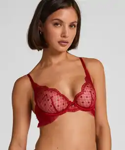 Hunkemoller Hunkemöller Niet-voorgevormde beugel bh Cordelie Rood aanbieding