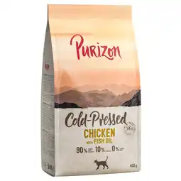 Zooplus 400g Coldpressed Kip met Visolie Purizon Kattenvoer aanbieding