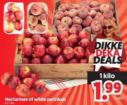 Dekamarkt Nectarines of wilde perziken aanbieding